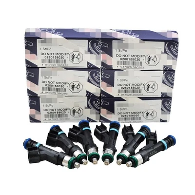 0280158020 6Pcs Fuel Injectors For BOSCH 2005-2010 Jeep Grand Cherokee 3.7L Foto 1 de 4