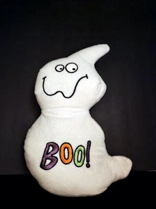 PAN DE AZÚCAR ~ COSAS DE HALLOWEEN PELUCHE FANTASMA BLANCO decir "¡BOO!"  11" - Imagen 1 de 3