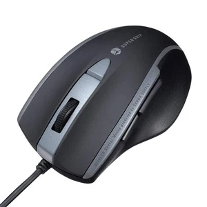 Sanwa Supply Mouse Wired USB Connection Quiet Blue LED 5 Buttons (Equipped with - Picture 1 of 9