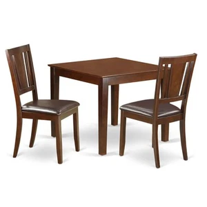 3 Pcsmall Kitchen Table set with a Dining Table and 2 Dining ... - Picture 1 of 4