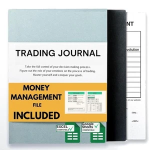 Trading Journal Guided Trading Journal Log Book Investment Journal. 300 Pages - Picture 1 of 9