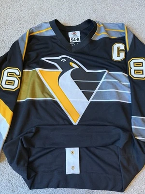 Pittsburgh Penguins Jaromir Jagr RoboPen Auténtico Starter Gradient Negro 54 Foto 1 de 3