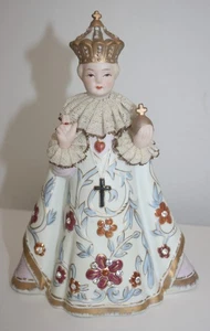 Estatuilla de Jesús Infantil de Praga de colección #KW718LS hecha en Japón - Imagen 1 de 10