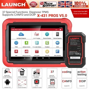 2025 Launch X-431 PROS V5.0 Car Diagnostic OBD2 Scanner Ke-y Coding Code Reading - Picture 1 of 19
