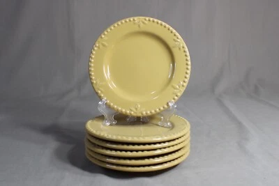 6 SIGNATURE 6" Bread/Dessert Plates In The Sorento Gold Pattern - Image 1 of 3