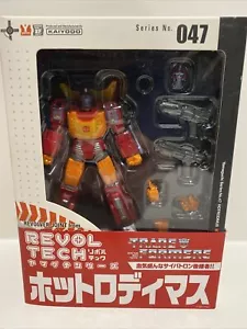 Rare- NEW Kaiyodo-Revoltech-047-Hot Rodimus - Picture 1 of 6