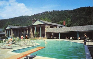 The Riverside Motel Gatlinburg Tn Postcard - Picture 1 of 2