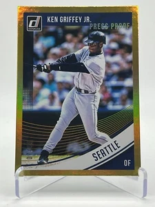 2018 Donruss Ken Griffey Jr Gold Press Proof /99 - Picture 1 of 2