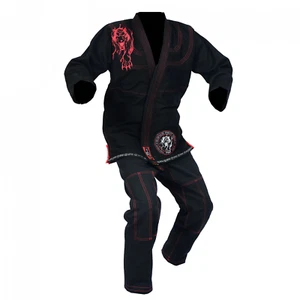 UFG Elite Brazilian Jiu Jitsu GI Embroidered Uniform 100% Cotton Pearl Weave - Picture 1 of 10