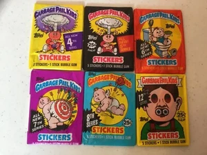 Garbage Pail Kids Series 4,5,6,7,8, & 12 Wax Packs. You Get 1 Of Each Series. - Picture 1 of 9