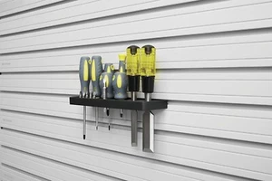 Rubbermaid - FastTrack - Bandeja de herramientas de pared - Negro - Sistema de organización de garaje - Imagen 1 de 2