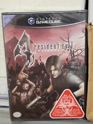 Resident Evil 4 (2005) Brand New Factory Sealed USA Gamecube, Torn Shrinkwrap - Image 1 of 4