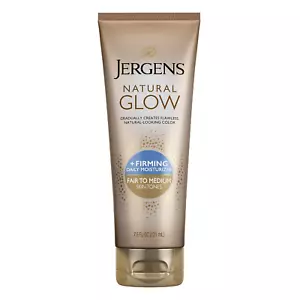 Natural Glow +Firming Self Tanner Body Lotion, Fair to Medium Skin Tone, Sunless - Picture 1 of 12