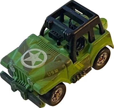Micro Machines Vintage 1987 Military Vehicle Jeep Camo - Image 1 of 3