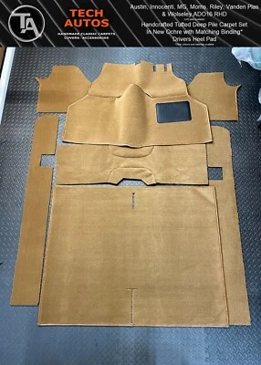 Austin MG Morris 1100 1300 ADO16 Carpet Set Handmade to Order Tufted Deep Pile - Image 1 of 4