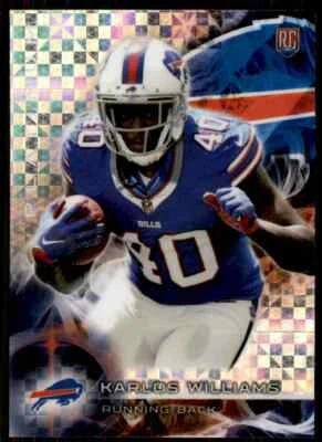 2015 Topps Platinum X-Fractor RC Karlos Williams Buffalo Bills #129 - Image 1 of 2