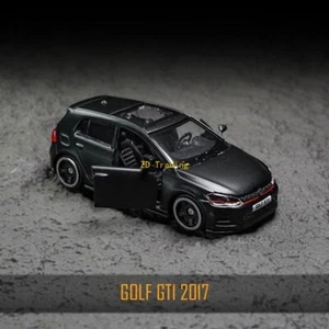ZD Bburago 1:64 Black 2017 Golf GTI Hatchback Sports Model Diecast Metal Car BN - Picture 1 of 7