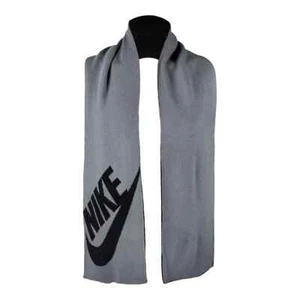 Nike Sport SWOOSH Unisex Strickschal GRAU/SCHWARZ 2946062-100 (OSFM) Neu mit Etikett UVP $ 35 - Bild 1 von 6