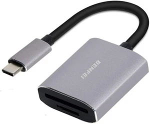 Benfei USB 3.1 Type-C to Micro SD Card Reader, f/ Mac OS, Windows, Linux Chrome - Picture 1 of 7