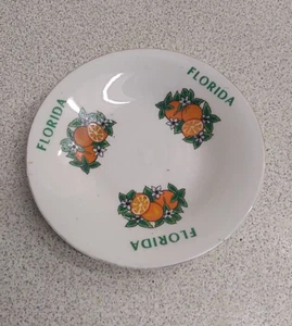 Vintage Florida Oranges Souvenir Plate 4-1/4" NOS - Picture 1 of 5