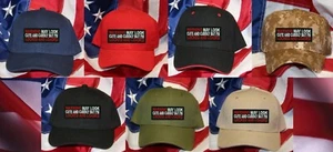 ADVERTENCIA PUEDE PARECER LINDA PERO ESTOY BLOQUEADO Y CARGADO SOMBRERO GORRA EE. UU. 2A ENMIENDA - Imagen 1 de 16