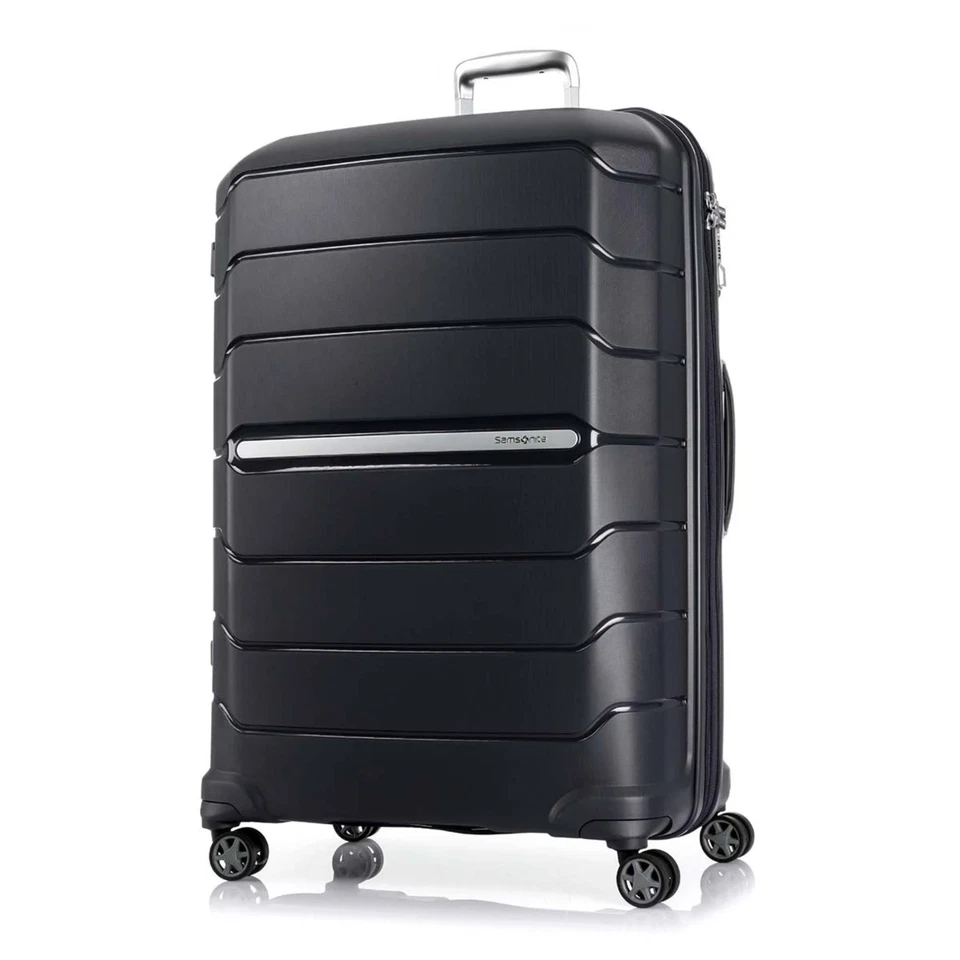 Samsonite Oc2lite 81cm Large 4 Wheel Hard Suitcase Black