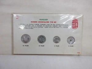1963-1964 Hungary Modern Uncirculated 4-Coin Type Set #1238 Mixed Year Coins - Picture 1 of 12