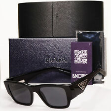 Prada Sunglasses Triangle Black Symbole Logo Square PR10ZS SPR 10Z 1AB-5S0 54mm
