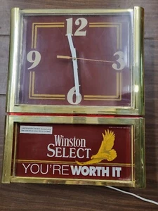 Winston cigarette advertising vintage clock 1993 - Picture 1 of 6