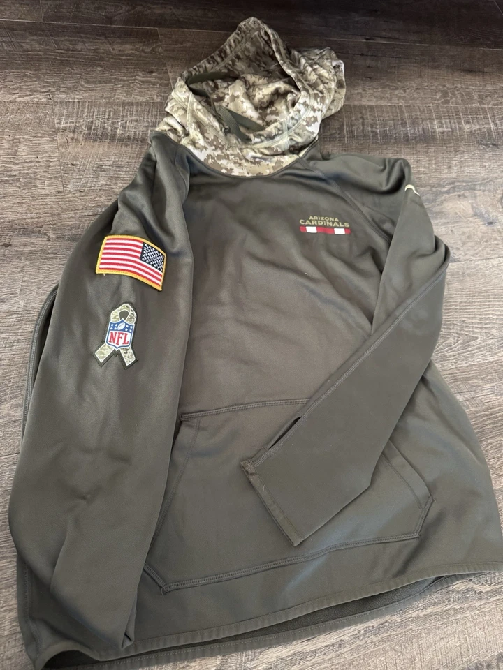 Sudadera con capucha para mujer mediana M Arizona Cardinals Salute To Service Foto 1 de 1