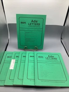 Jan-Dec. 1986 Full-Year Ada Letters:A Bimonthly Publication *RARE* - Afbeelding 1 van 8
