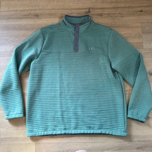 Vineyard Vines Sweatshirt Herren XL grün 1/4 Knopf Pullover Jacke - Bild 1 von 9