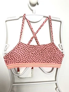 Shiwi Girls' Swim Top Edgy Animal, Pink/Brown, DE 104 cm UK/USA 20 - Picture 1 of 2