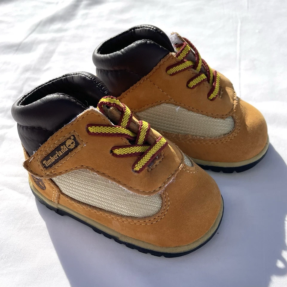 Timberland Infantil Bebé Talla 1 Cuero Cuna Botines Bota Tostado Foto 1 de 4