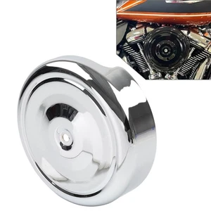 8'' Round Air Cleaner Cover Fit Harley FLST FXST 2011-2017 Sportster XL 2012+ - Picture 1 of 10