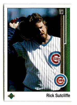 1989 Rick Sutcliffe Upper Deck - Chicago Cubs - Image 1 of 2