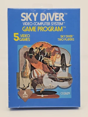 Atari 2600 Boxed Video Game - Sky Diver - 1986 Corp Release - Sealed - Image 1 of 2
