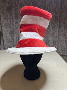 Disfraz de gato Dr. Seuss en el sombrero rojo y blanco para adulto talla única - Imagen 1 de 3