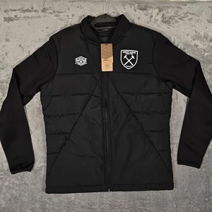 West Ham 2024/2025 Black Thermal Training Jacket *BNWT* Umbro Large L - Picture 1 of 10
