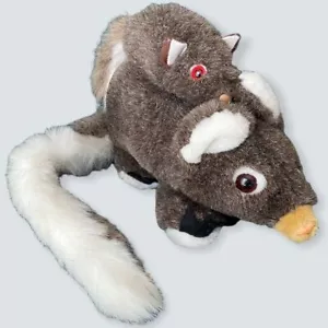 Vintage Plush Toy Wombat with baby on back - Picture 1 of 7