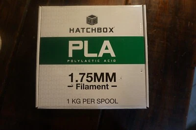 HATCHBOX PLA 3D Printer Filament 1.75 mm 1KG SPOOL, Orange, New & Unused!! - Image 1 of 4
