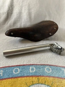 Sillín y tija de sillín modelo Brooks Campagnolo - Imagen 1 de 24