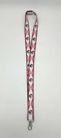 ⚾️     Cincinnati Reds Lanyard w/ Mr. Redlegs & Baseball Motif NEW Cover
