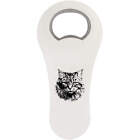 'Cat Face' Bottle Opener Fridge Magnet (BO00078929)