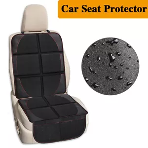 Car Seat Cover Mat Under Carseat Thickest Padding Leather Fabric Seat Protector - Picture 1 of 10