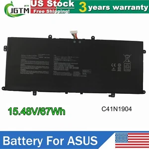 C41N1904 Battery for Asus ZenBook 14 UM425IA UX425EA 13 BX325JA 67Wh 15.48V US - Picture 1 of 15