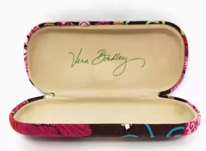 Vera Bradley Slim Hard Clam Shell Sunglass Eyeglass Case Multicolor Floral - Picture 1 of 6