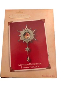 Hallmark Weihnachtsschmuck - Mutter Tochter Fotohalter - 2002 - Bild 1 von 3
