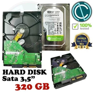 WESTERN DIGITAL WD 320GB DESKTOP SATA II SATA I 8 MB 3.5" HARD DISK HDD INTERNO - Imagen 1 de 3