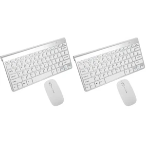 2 Sätze drahtloser Keyboard - -Combo -Plug und Multimedia -Tastatur -PC - Bild 1 von 12